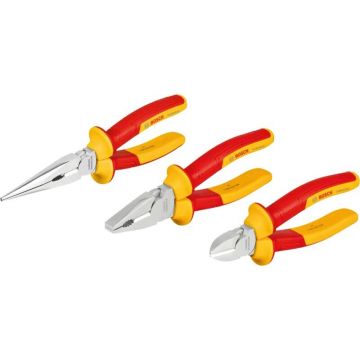 Bosch VDE pliers set Professional, 3-piece (red/yellow) Bosch VDE pliers set Professional, 3-piece (red/yellow)