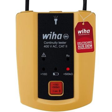 Continuity tester 45222, up to 400 V AC, CAT II (yellow/black) Continuity tester 45222, up to 400 V AC, CAT II (yellow/black)