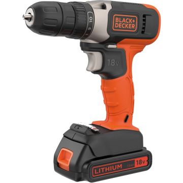 cordless drill/screwdriver BCD001C1, 18Volt (orange/black, Li-ion battery 1.5Ah) cordless drill/screwdriver BCD001C1, 18Volt (orange/black, Li-ion battery 1.5Ah)