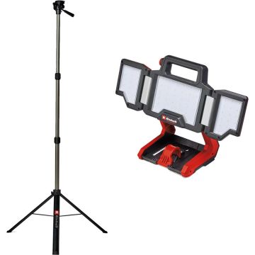 Cordless Lamp TP-CL 18/3000 Li Set - Solo (red, without battery and charger, including tripod) Cordless Lamp TP-CL 18/3000 Li Set - Solo (red, without battery and charger, including tripod)