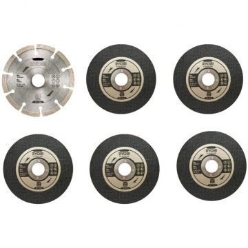 cutting disc set RAK6AGD1, for 125mm angle grinder (6 pieces) cutting disc set RAK6AGD1, for 125mm angle grinder (6 pieces)