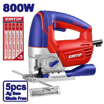 Fierastrau pendular electric 800W, 5 buc lame incluse - EJSW8001, EMTOP