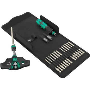 Kraftform Kompakt 400 RA SHK Set 1, with ratchet function, bit set (black/green, 1/4, 19 pieces) Kraftform Kompakt 400 RA SHK Set 1, with ratchet function, bit set (black/green, 1/4, 19 pieces)