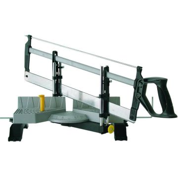 mitre box metal, 560mm, with mitre saw (grey) mitre box metal, 560mm, with mitre saw (grey)