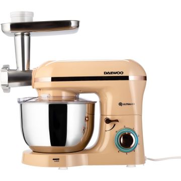 Mixer cu bol DHM200MGC 5.5 Litri 6 viteze 2000W Crem Mixer cu bol DHM200MGC 5.5 Litri 6 viteze 2000W Crem