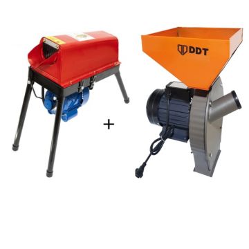 Pachet promo promo Moara cereale, uruiala si stiuleti, 3.5 Kw + Batoza porumb, 1.5 Kw