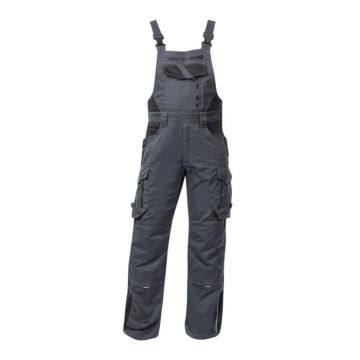 Pantaloni de lucru de iarna cu pieptar VISION - gri inchis Pantaloni de lucru de iarna cu pieptar VISION - gri inchis