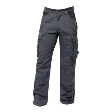 Pantaloni de lucru de iarna in talie VISION - gri inchis Pantaloni de lucru de iarna in talie VISION - gri inchis