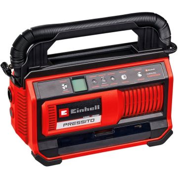 Power X-Change Cordless Compressor PRESSITO 18/25, 18 Volt (red/black, without battery and charger) Power X-Change Cordless Compressor PRESSITO 18/25, 18 Volt (red/black, without battery and charger)