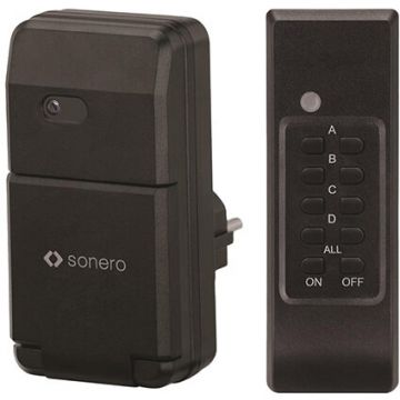 PRIZA PENTRU EXTERIOR CU TELECOMANDA 1100W SONERO