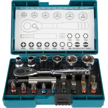 ratchet and bit set, 21 pieces ratchet and bit set, 21 pieces