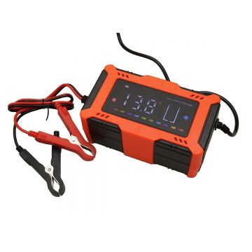 Redresor, incarcator digital baterie 12V, 6A plumb acid, lithium 4-100Ah cu functie de reparare inteligenta, DISPL17