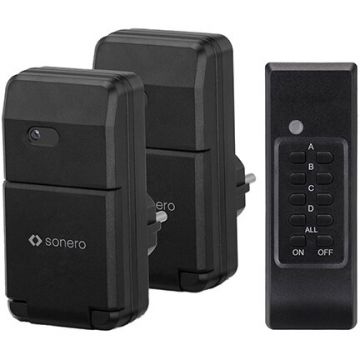 SET 2 PRIZE EXTERIOR CU TELECOMANDA 1100W SONERO