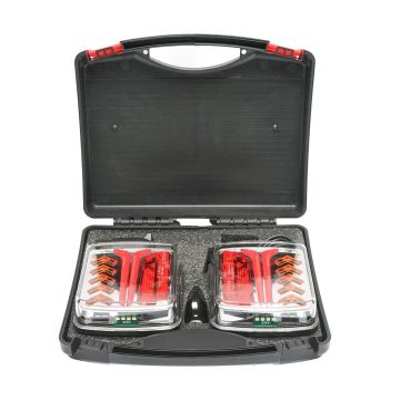 Set lampi remorca LED 12-24V cu magnet si control wireless, baterie 3.7V/2000mAh IP65 Breckner Germany, DISMT76