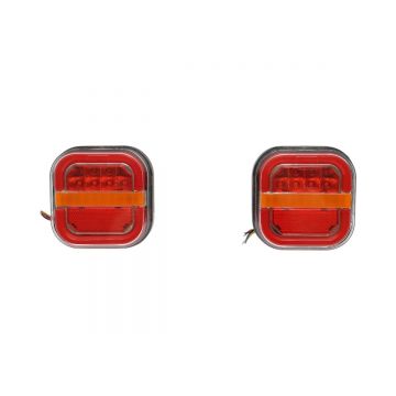 Set lampi spate LED remorca/camion 12-24V 97x95x34 Breckner Germany, BK78879