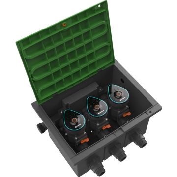 Valve Box 9 V Bluetooth Special Offer Set (grey, 4-piece: 3 valves + control, Valve Box V 3) Valve Box 9 V Bluetooth Special Offer Set (grey, 4-piece: 3 valves + control, Valve Box V 3)