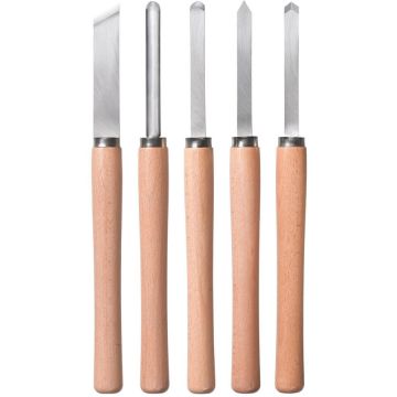 wood turning chisel set, 5-piece, wood chisel, for wood turning machines wood turning chisel set, 5-piece, wood chisel, for wood turning machines