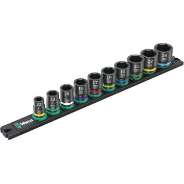 9607 Nut magnetic strip B Impaktor 1 socket wrench set 3/8 (black/green, 10 pieces, for impact wrenches) 9607 Nut magnetic strip B Impaktor 1 socket wrench set 3/8 (black/green, 10 pieces, for impact wrenches)