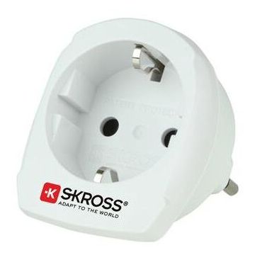 Adaptor Priza EU - Italia Alb Adaptor Priza EU - Italia Alb
