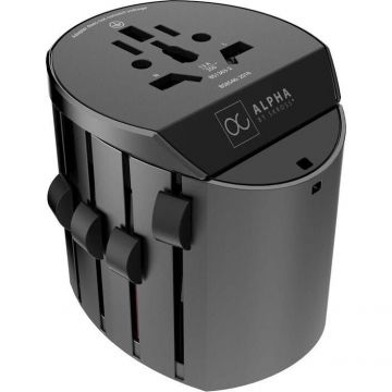 Adaptor Priza Universal Alpha 1.1041 Negru Adaptor Priza Universal Alpha 1.1041 Negru