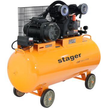 Air 60C200 compresor aer 200L 10bar 600L/min trifazat angrenare curea