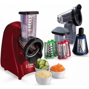 Aparat de Feliat 22280-56 Desire Slice&Go cu  Accesorii pentru Tocat si Razatoare 200W Rosu Aparat de Feliat 22280-56 Desire Slice&Go cu  Accesorii pentru Tocat si Razatoare 200W Rosu