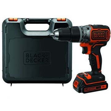 BLACK + DECKER cordless hammer BL188K, 18 Volt (black / orange, Li-ion battery pack 1.5Ah) BLACK + DECKER cordless hammer BL188K, 18 Volt (black / orange, Li-ion battery pack 1.5Ah)