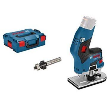 Bosch cordless edge router GKF 12V 8 Professional solo, 18 Volt, milling machine (blue / black, L-BOXX, without battery and charger) Bosch cordless edge router GKF 12V 8 Professional solo, 18 Volt, milling machine (blue / black, L-BOXX, without battery and charger)