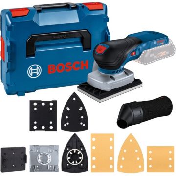 Bosch cordless orbital sander GSS 18V-13 Professional solo (blue/black, without battery and charger, in L-BOXX, 3 sanding plates) Bosch cordless orbital sander GSS 18V-13 Professional solo (blue/black, without battery and charger, in L-BOXX, 3 sanding plates)