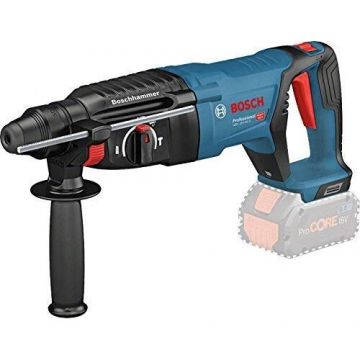 Bosch Cordless Rotary Hammer GBH 18 V-26 D Professional solo, 18 Volt (blue / black, suitcase, without battery and charger) Bosch Cordless Rotary Hammer GBH 18 V-26 D Professional solo, 18 Volt (blue / black, suitcase, without battery and charger)