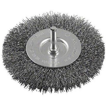 Bosch disc brush O 100mm, crimped wire (for drills) Bosch disc brush O 100mm, crimped wire (for drills)
