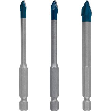 Bosch Expert HEX-9 HardCeramic drill set, 3 pieces (  5 / 6 / 8mm) Bosch Expert HEX-9 HardCeramic drill set, 3 pieces (  5 / 6 / 8mm)