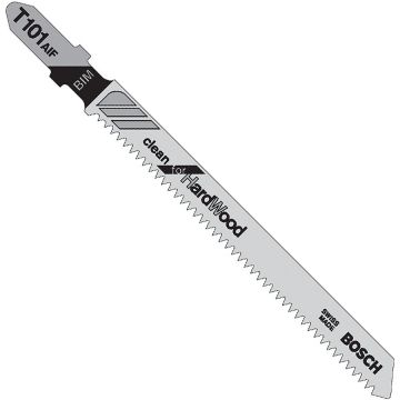Bosch jigsaw blade T 101 AIF Clean for Hard Wood, 100mm (5 pieces) Bosch jigsaw blade T 101 AIF Clean for Hard Wood, 100mm (5 pieces)