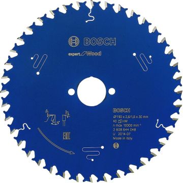 Bosch Powertools circular saw blade Expert for Wood H 190x30-40 - 2608644048