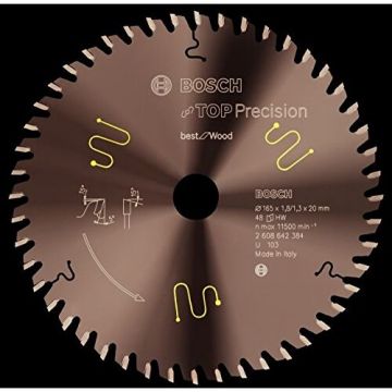 Bosch Tarcza pilarska Top Precision 165x20 Bosch Tarcza pilarska Top Precision 165x20