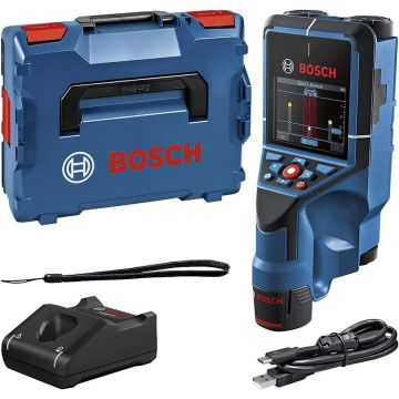 Bosch Wallscanner D-tect 200 C Professional, 12V, locating device (blue/black, Li-ion battery 2.0 Ah, in L-BOXX 136) Bosch Wallscanner D-tect 200 C Professional, 12V, locating device (blue/black, Li-ion battery 2.0 Ah, in L-BOXX 136)
