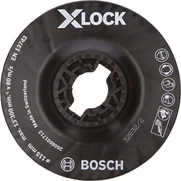 Bosch X-LOCK backing pad, 115 mm medium - 2608601712 Bosch X-LOCK backing pad, 115 mm medium - 2608601712