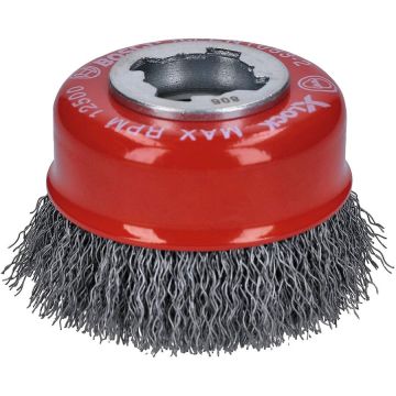 Bosch X-LOCK cup brush Clean for Metal 75mm, crimped 2608620725 steel Bosch X-LOCK cup brush Clean for Metal 75mm, crimped 2608620725 steel