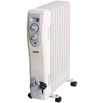 Calorifer electric cu ulei OH9 9 elementi 3 viteze 2000W White Calorifer electric cu ulei OH9 9 elementi 3 viteze 2000W White