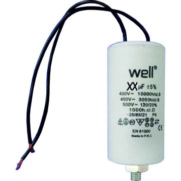 Condensator Pornire Motor 400V 10uF White Condensator Pornire Motor 400V 10uF White