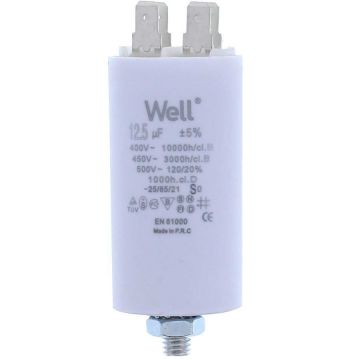 Condensator Pornire Motor 400V 12.5UF White Condensator Pornire Motor 400V 12.5UF White