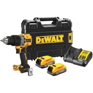 Cordless impact drill DCD805E2T, 18 volts (yellow/black, 2x POWERSTACK Li-Ion batteries 1.7 Ah, in T STAK box) Cordless impact drill DCD805E2T, 18 volts (yellow/black, 2x POWERSTACK Li-Ion batteries 1.7 Ah, in T STAK box)