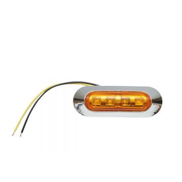 Lampa gabarit laterala LED 24V, galbena 93x32x15mm, DISPH11 Lampa gabarit laterala LED 24V, galbena 93x32x15mm, DISPH11