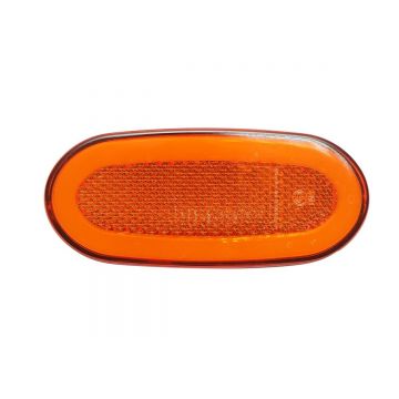 Lampa gabarit laterala ovala LED neon 12V, galben 105x46mm pentru Mercedes Sprinter, VW Crafter Breckner Germany, BK69174