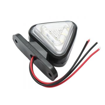 Lampa laterala gabarit triunghi LED 12-24V, alb-rosu FR0101 Breckner Germany, BK76250