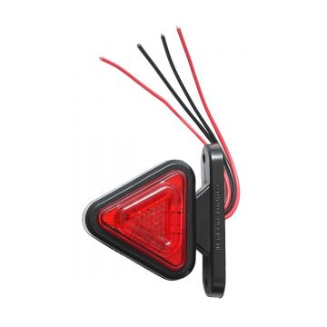 Lampa laterala gabarit triunghi LED 12-24V, galben-rosu FR0101 Breckner Germany, BK76251