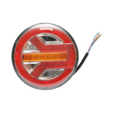 Lampa stop spate rotunda LED 12V/24V universala 140x40mm Breckner Germany, DISUJ88