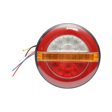 Lampa stop spate rotunda LED 12V/24V universala 140x40mm Breckner Germany, DISUJ89