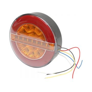 Lampa stop spate rotunda LED 12V/24V universala 140x40mm Breckner Germany, DISUJ90