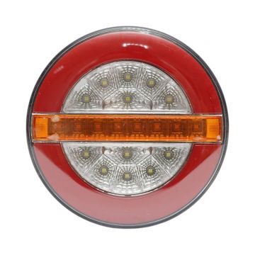 Lampa stop spate rotunda LED 12V/24V universala 140x40mm Breckner Germany, DISUJ91